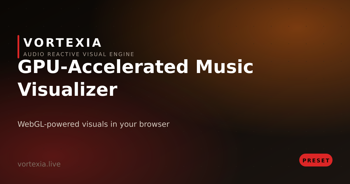 Webgl Audio Visualizer WebGL Music Visualizer — Browser-Based & Free | Vortexia